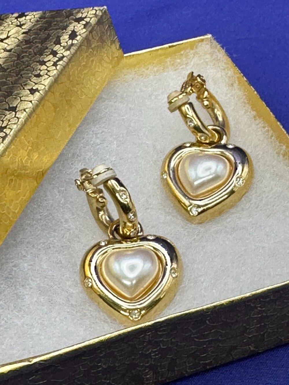 VTG Givenchy Gold-Tone Runway Earrings